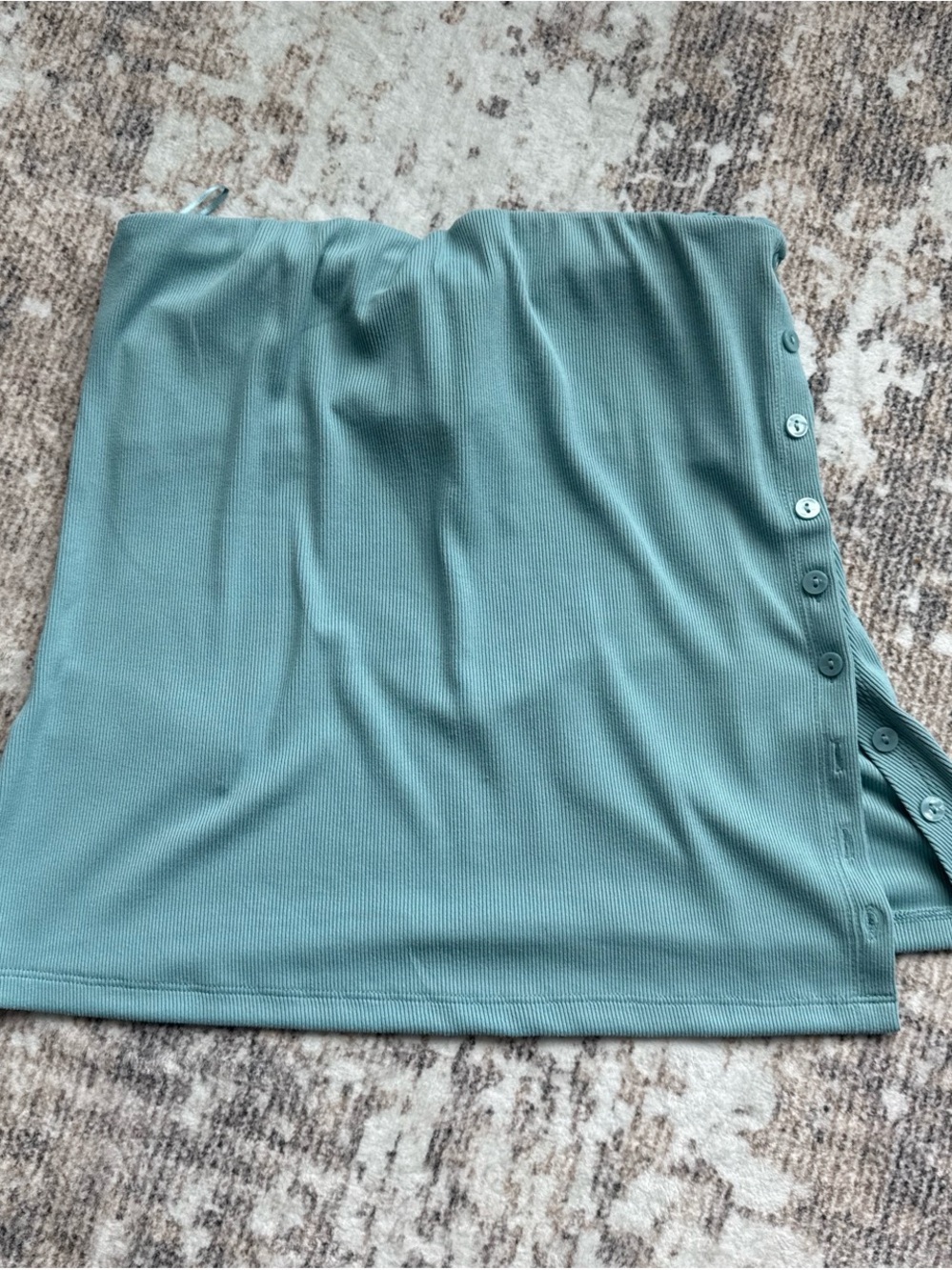 Abercrombie strapless ribbed top - brand new with tags